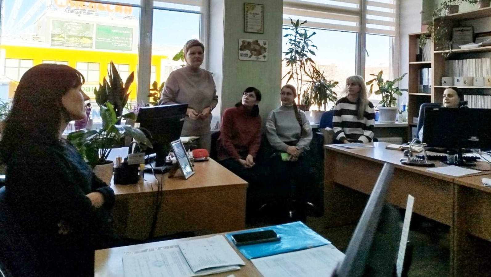 Нарада в Управлінні соціального захисту населення БМР