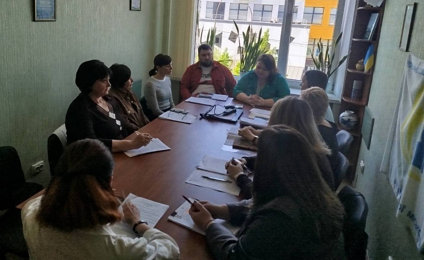 Виробнича нарада в УСЗН