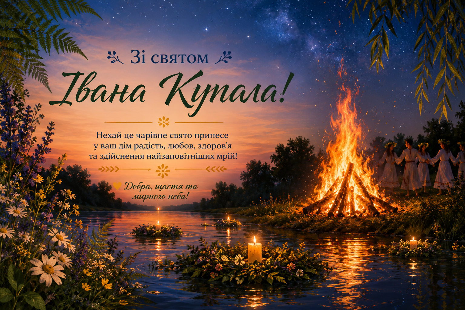 На святі Івана Купала – з піснею, танцем і українськими традиціями