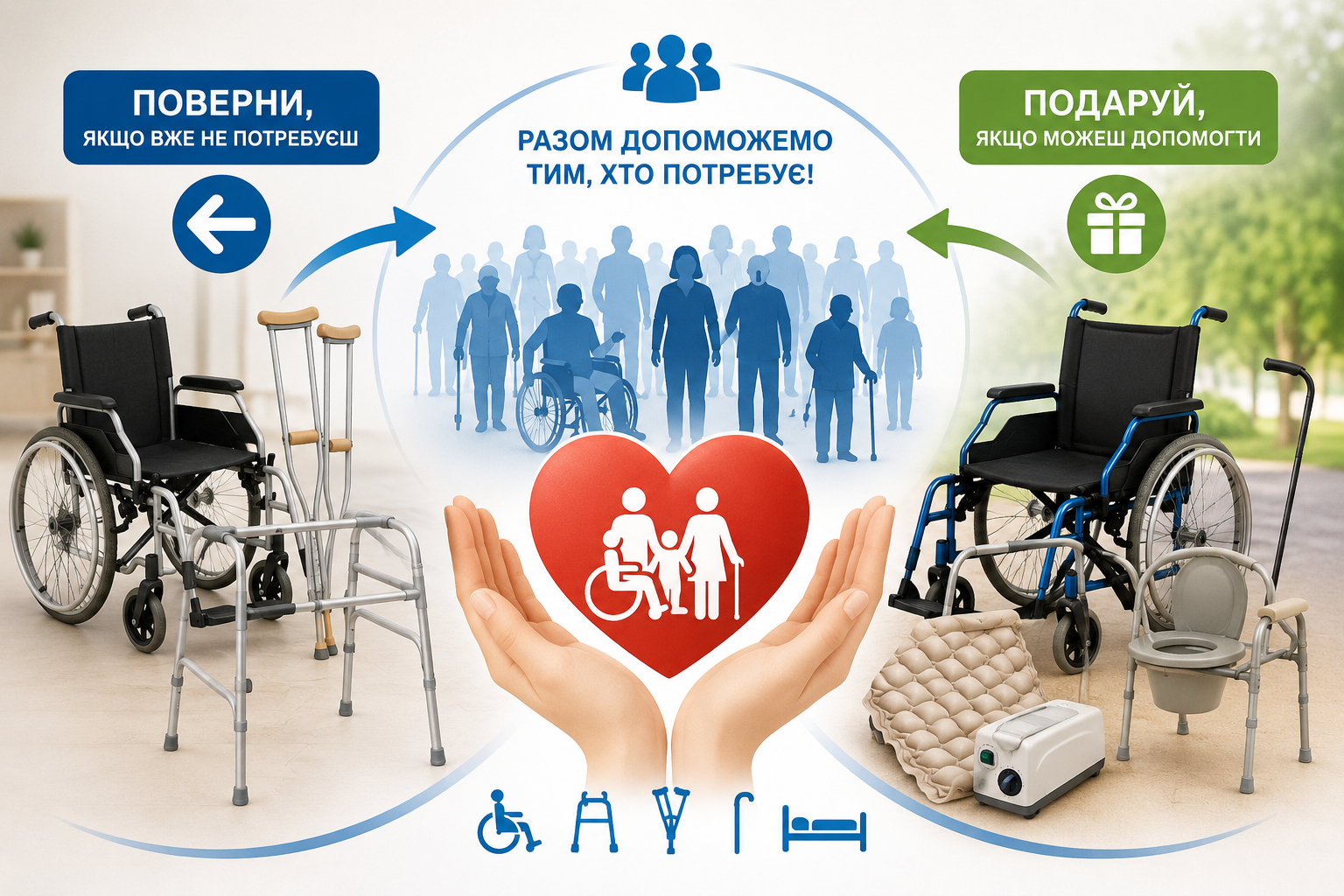 Щодо технічних засобів реабілітації